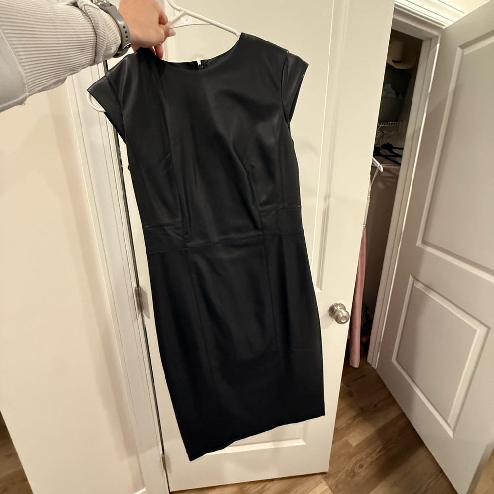 Ann Taylor Classic Black Midi Dress